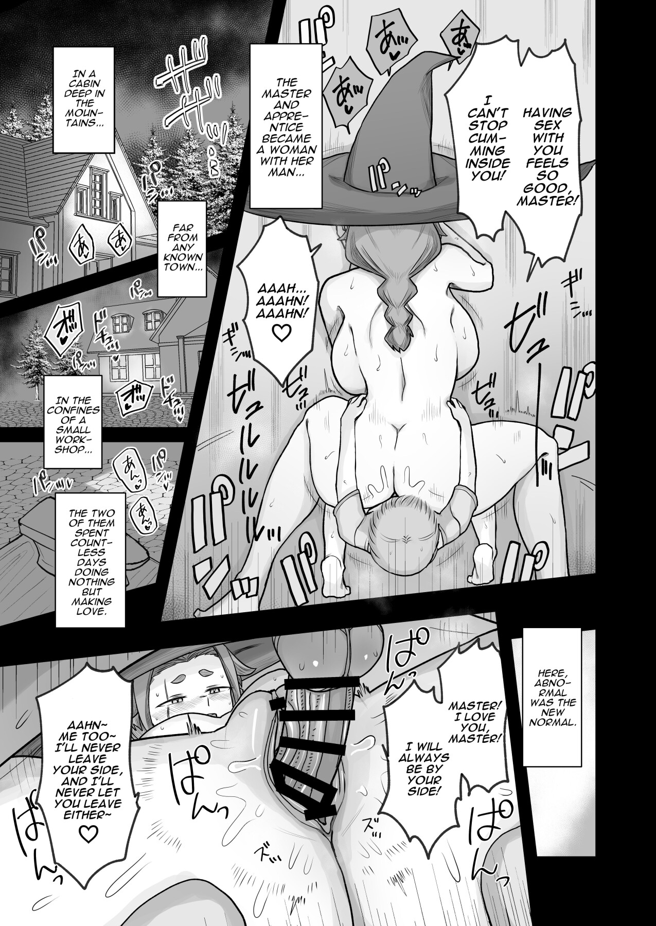 Hentai Manga Comic-1000 Year Old Witch Cumsqueezes Her Disciple During His Virginity Graduation Exam-Read-40